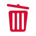 trash trashcan icon